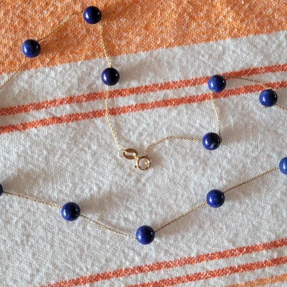 Effy 14k gold and lapis